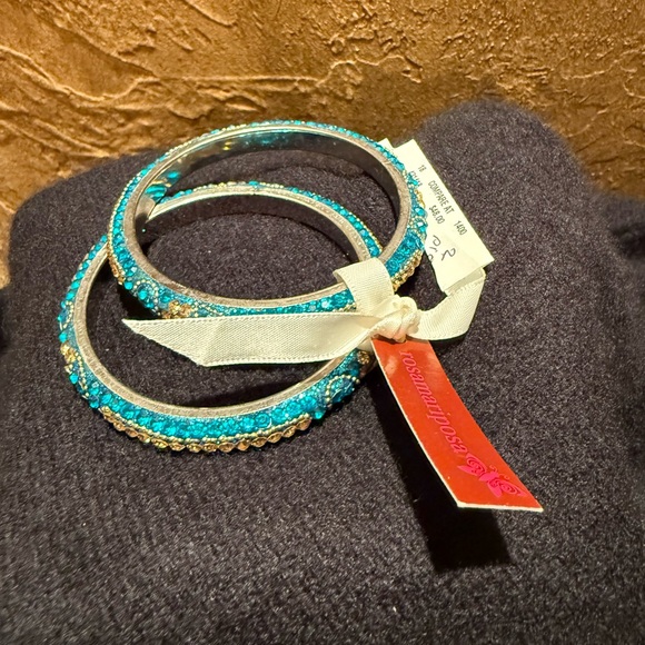 Turquoise crystal bracelets - Picture 10 of 10